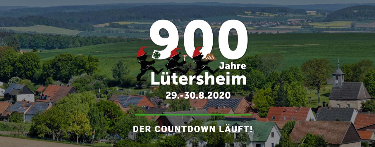 Webseite 900 Jahre Lütersheim